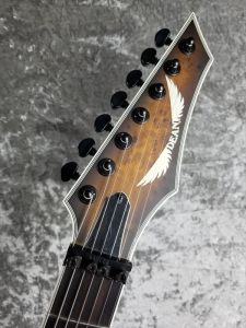 【ジャンク】Kahlerギター EXILE SELECT 7 STRING MULTISCALE KAHLER BURLED MAPLE SNBB マルチ