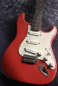 RS Guitarworks Contour Green Guard Fiesta Red Heavy Aged #RS721-6 【ローズ指板】【軽量個体 3.33kg】