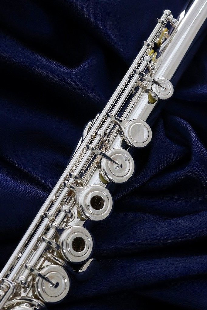 フルート頭部菅総銀製（Ag925）