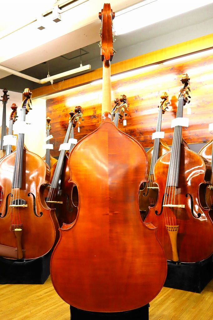 sk12Gliga Gems Ⅱ Gamba shape Flatback 1/4 Student 'GEMS 2' Double-Bass * Code: D0764
