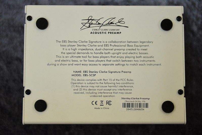 STANLEY CLARKE SIGNATURE 【ACOUSTIC PREAMP】【コントラバス本店