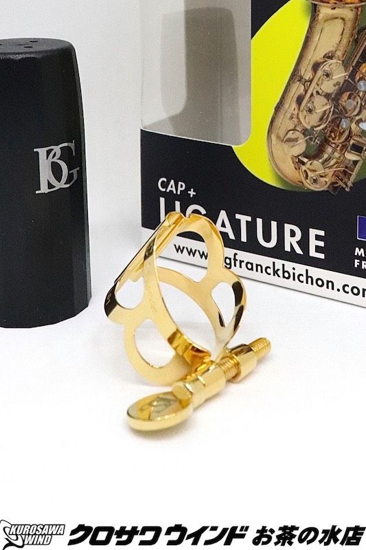 【金メッキ】BG L51 ソプラノ Tradition Gold Plate BG / ソプラノサックス用リガチャー トラディション L51 / 金メッキ(GP