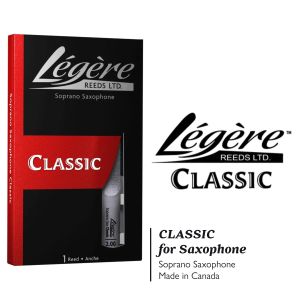 Legere Legere "Classic" Synthetic Reed for Soprano Saxophone 【レジェール】【プラスティック / リード】【ソプラノサックス】【クラシック】【1枚入り】【新品】【横浜】【WIND YOKOHAMA】