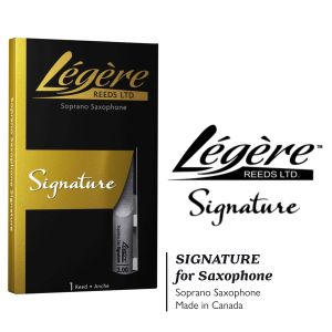 Legere Legere "Signature" Synthetic Reed - Soprano Saxophone 【レジェール】【プラスティック / リード】【ソプラノサックス】【シグネイチャー】【1枚入り】【新品】【横浜】【WIND YOKOHAMA】