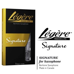 Legere Legere "Signature" Synthetic Reed - Baritone Saxophone 【レジェール】【プラスティック / リード】【バリトンサックス】【シグネイチャー】【1枚入り】【新品】【横浜】【WIND YOKOHAMA】