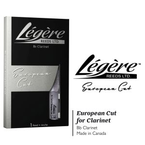 Legere Legere "European Cut" Synthetic Reed - B♭ Clarinet 【レジェール】【プラスティック / リード】【B♭ / クラリネット】【ヨーロピアン・カット】【1枚入り】【新品】【横浜】【WIND YOKOHAMA】