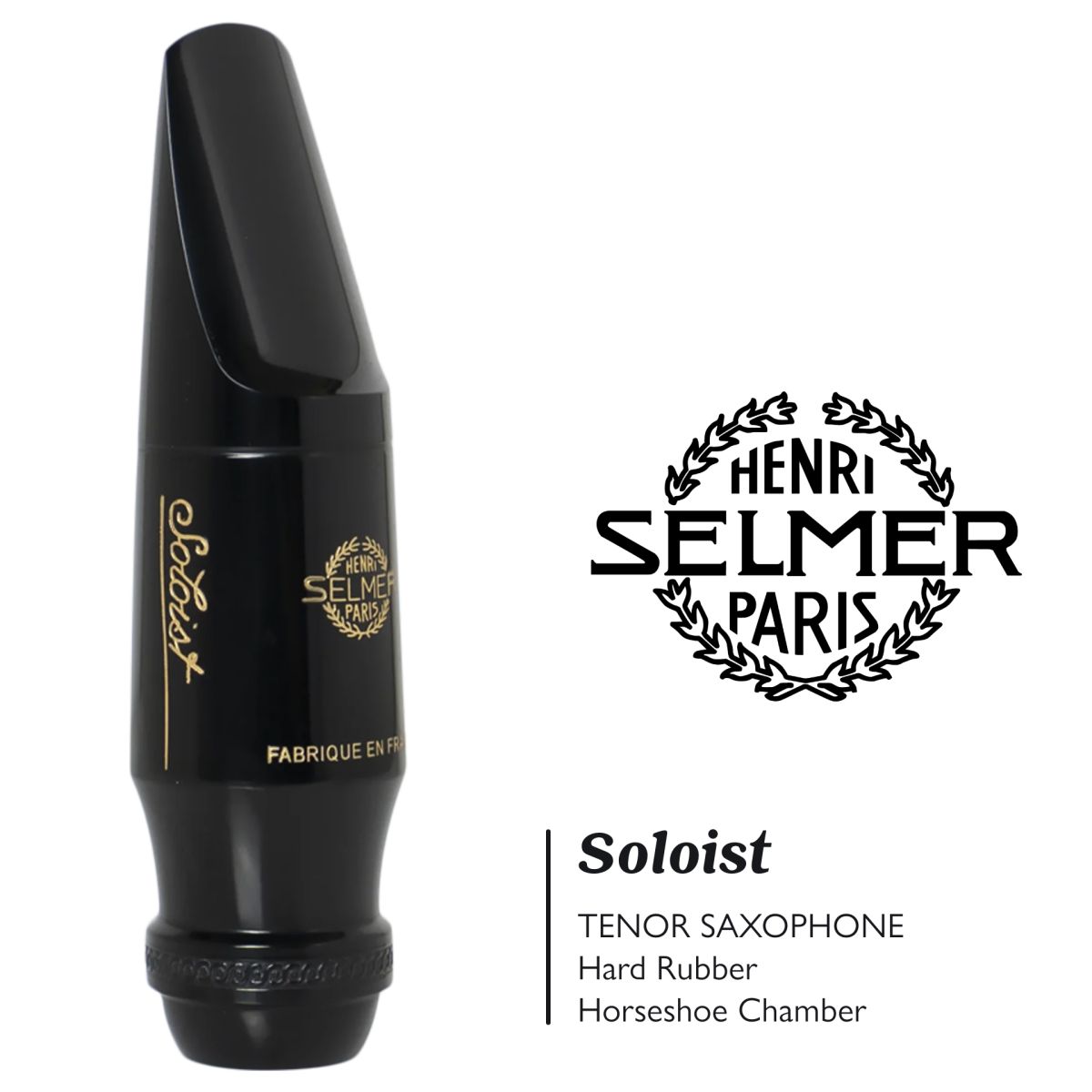 H.SELMER T.sax マウスピース Soloist C SOLOIST HARD RUBBER T.SAX