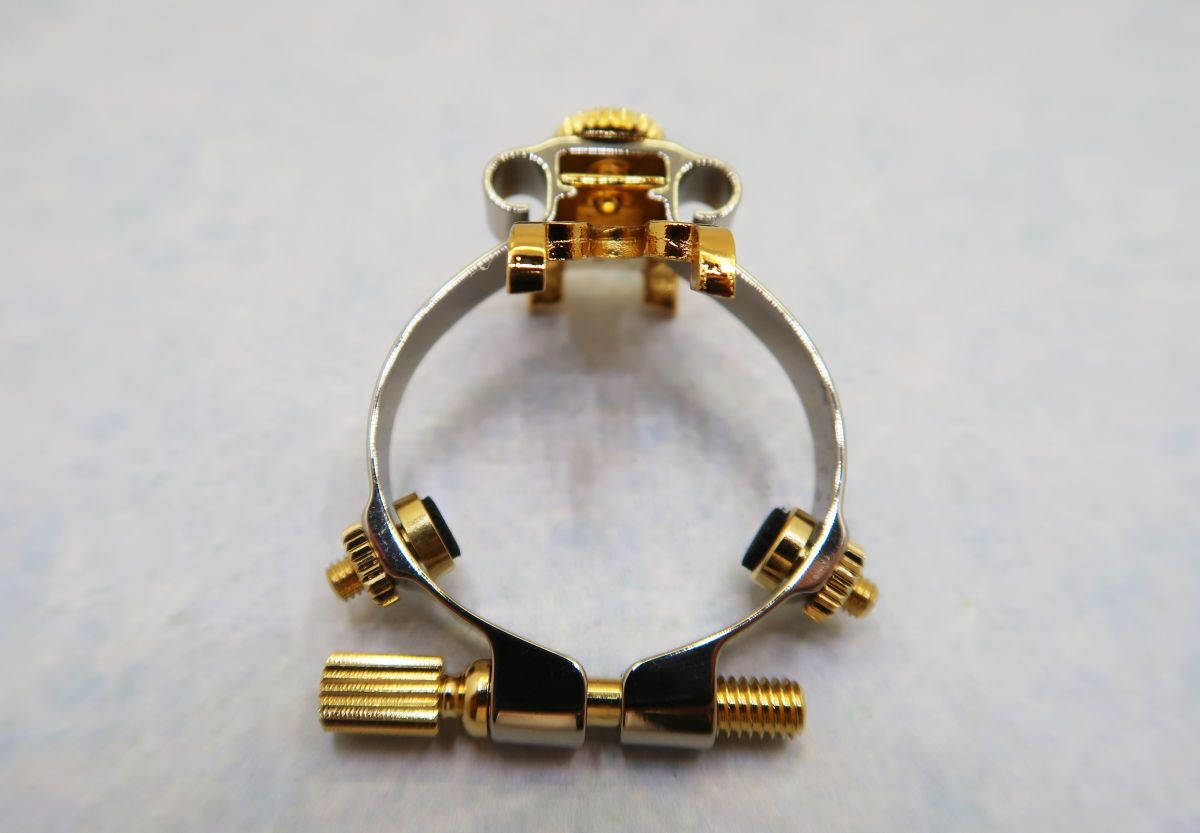 JLV リガチャー テナーサックスラバー用 プラチナ