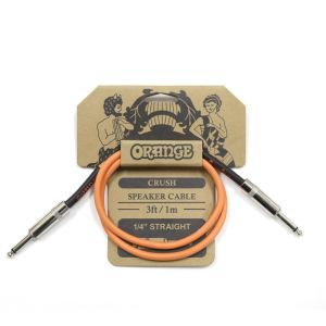 その他 ORANGE Crush Speaker Cable 3ft/1m 1/4" Straight CA040