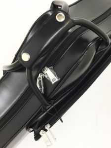 W700CTLB“Black Leather” アルトサックスケース | 【クロサワ