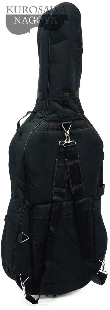 チェロ ソフトケースCarlo Giordano CC-150 4/4 黒 カルロジョルダーノ