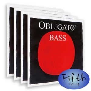 Pirastro 4弦セットコントラバス弦 Obligato  - Fifth Tuning  （A,D,G,C線） CB 【35%OFF】