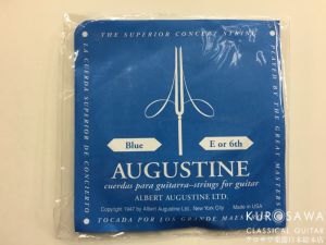 AUGUSTINE 【ネコポス or ゆうパケット対象商品】 BLUE 6th High Tension 6弦 バラ弦 【日本総本店2F 在庫品】