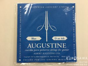 AUGUSTINE 【ネコポス or ゆうパケット対象商品】 BLUE 4th High Tension 4弦 バラ弦 【日本総本店2F 在庫品】