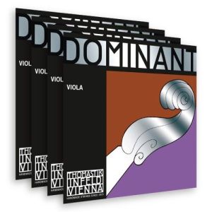 Thomastik セットビオラ弦 Dominant（A,D-シルバー巻,G,C線）VA 【35%OFF】【ゆうパケット】