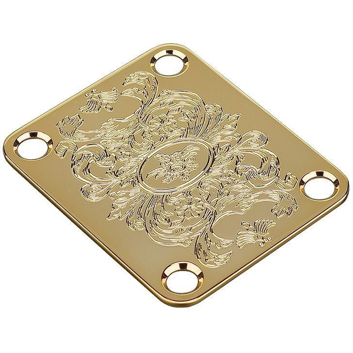 さなな様G082_A2ゴールドフレーム Neck Joint Plate NBS-Art-04 アカンサス文様(Gold) 《パーツ