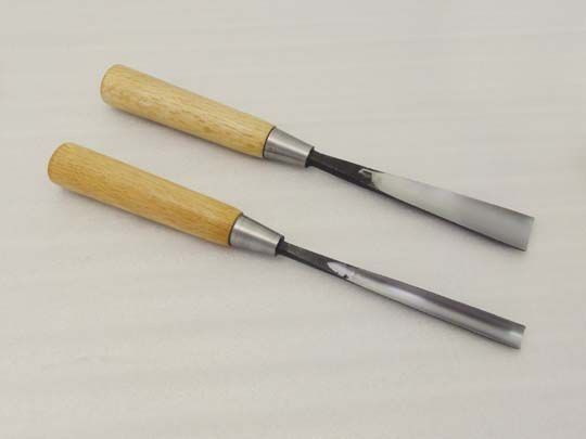 ノミ7点セット HOSCO Luthiers Tools 国産フィッシュテールノミ#8/7mm幅 TL-NM-R8-7
