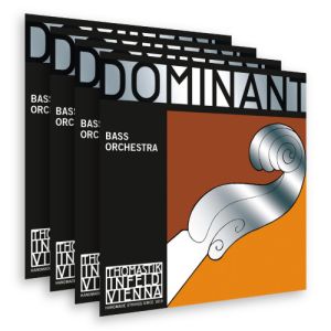 Thomastik 4弦セットコントラバス弦 Dominant （G,D,A,E線） CB 【35%OFF】