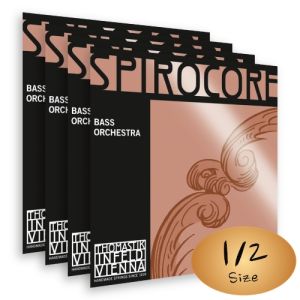 Thomastik 4弦セットコントラバス弦 Spirocore - 1/2（G,D,A,E線） CB 【35%OFF】