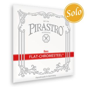 Pirastro コントラバス弦 Flat-Chromesteel  - Solo Tuning  （Fis線/ロープコア・クロム巻） CB 【35%OFF】