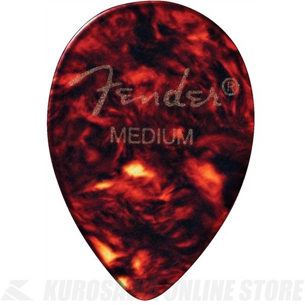 358 Shape Classic Celluloid Picks MEDIUM (Tortoise Shell) (12枚