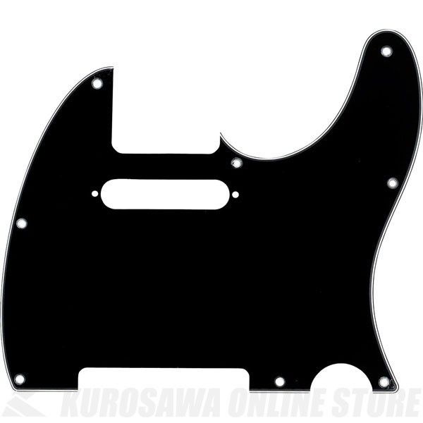 No.0991356000] 8-Hole Mount Multi-Ply Telecaster Pickguards (Black