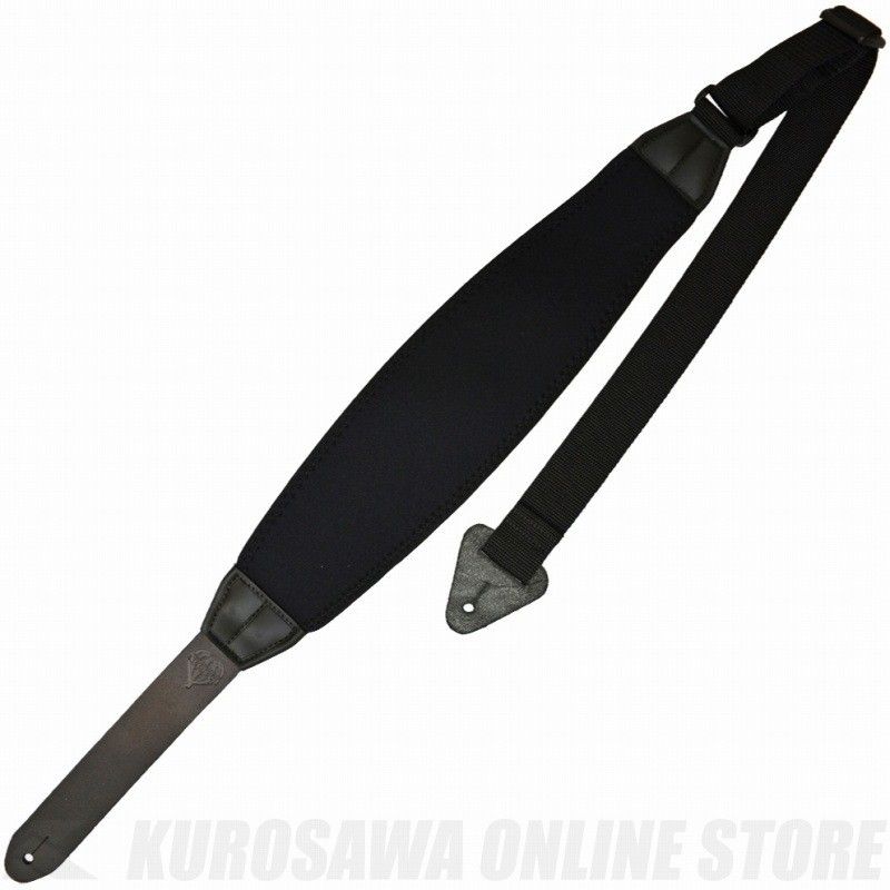 ギター・ベース用ストラップ Mega Guitar Strap Long Black #8301042 (ギター/ベース用ストラップ