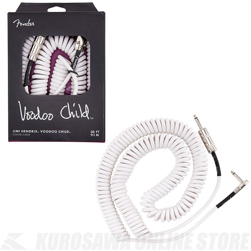 JIMI HENDRIX VOODOO CHILD CABLE/White《ケーブル》(ご予約受付中
