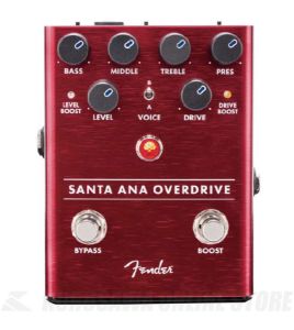 Fender SANTA ANA OVERDRIVE PEDAL （サンタアナ・オーバードライブ）【送料無料】【MXR製パッチケーブルプレゼント！】(ご予約受付中)