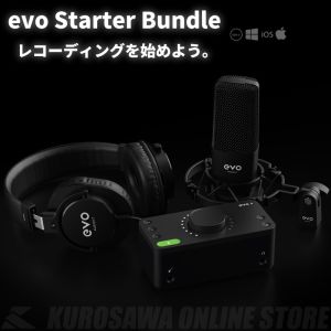 audient evo Starter Bundle 《EVOスターターバンドル》[レコーディングセット]【送料無料】