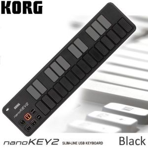 KORG nanoKEY2 SLIM-LINE USB Keyboard （Black） 【送料無料】