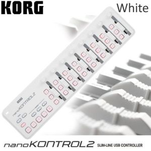 KORG nanoKONTROL2 SLIM-LINE USB Controller （White） 【送料無料】 【次回入荷分ご予約受付中】