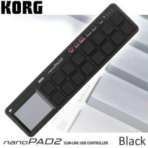 KORG nanoPAD2 SLIM-LINE USB Controller （Black） 　 【次回入荷分ご予約受付中】