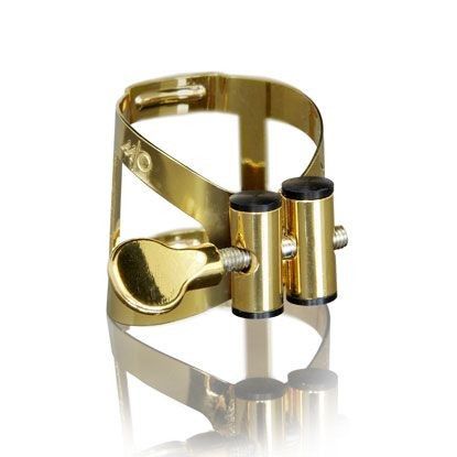 テナーサックス用 M|O リガチャー 24K 金メッキ仕上げ プラスチック
