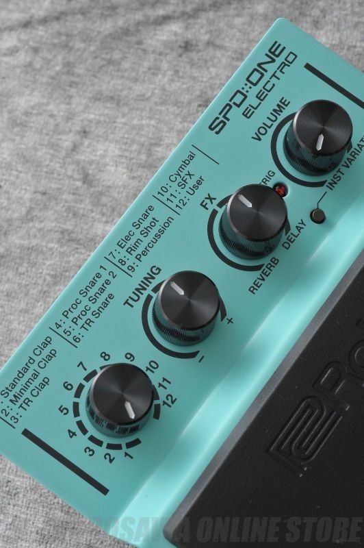 パーカッション・打楽器 Roland SPD::ONE ELECTRO エレクトロニック・ドラムや世界中の打楽器の音色を 手軽に演奏
