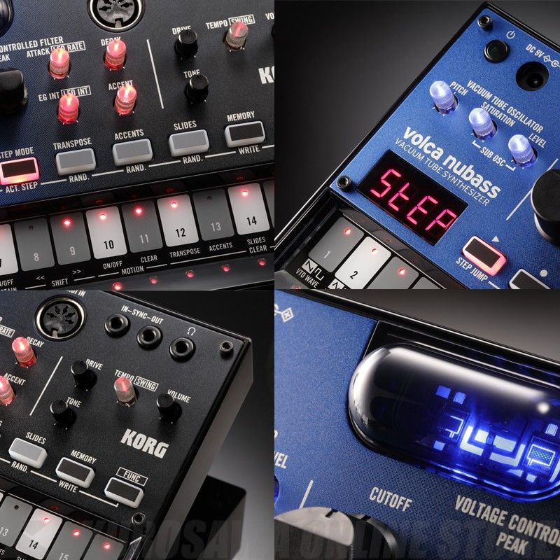 鍵盤楽器 volca nubass korg volca nubass - VACUUM TUBE SYNTHESIZER | KORG (USA)
