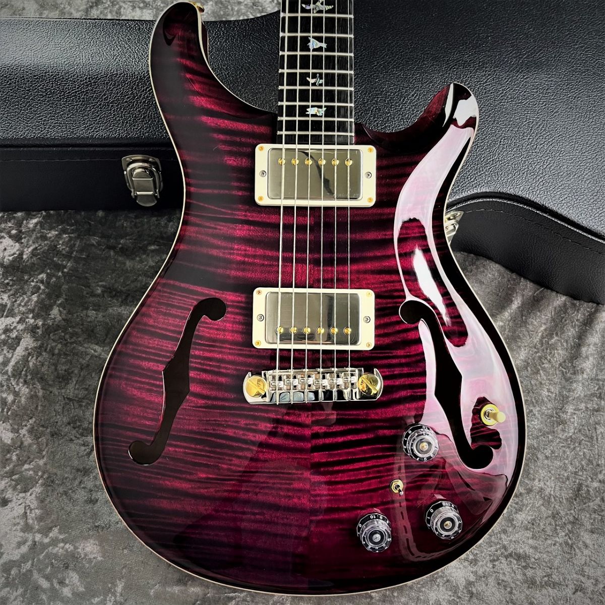 Wood Library Hollowbody II Piezo 10Top ~ Angry Larry ~ 2021