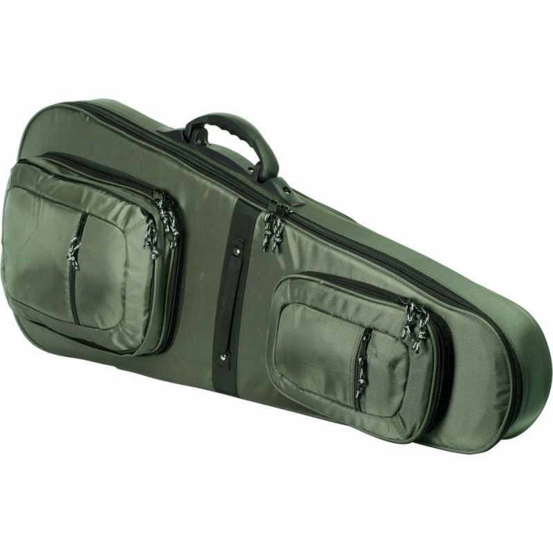 グラデーショングリーン エレキギター ケース付き グラデーション