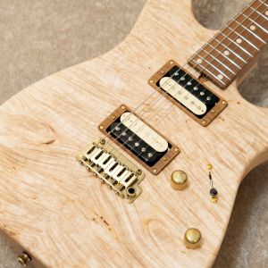 T's Guitars DST-Pro 24 HH "Water Fall Burl Maple Top" -Satin Natural-