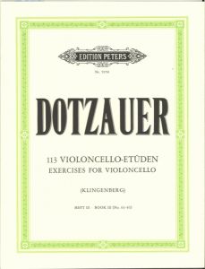 その他 【チェロ楽譜】DOTZAUER 113の練習曲第3巻【渋谷本店】
