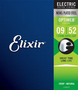 Elixir OPTIWEB コーティング 09-52 7-STRING SUPER LIGHT 19007 (お茶の水駅前店 小物フロア)