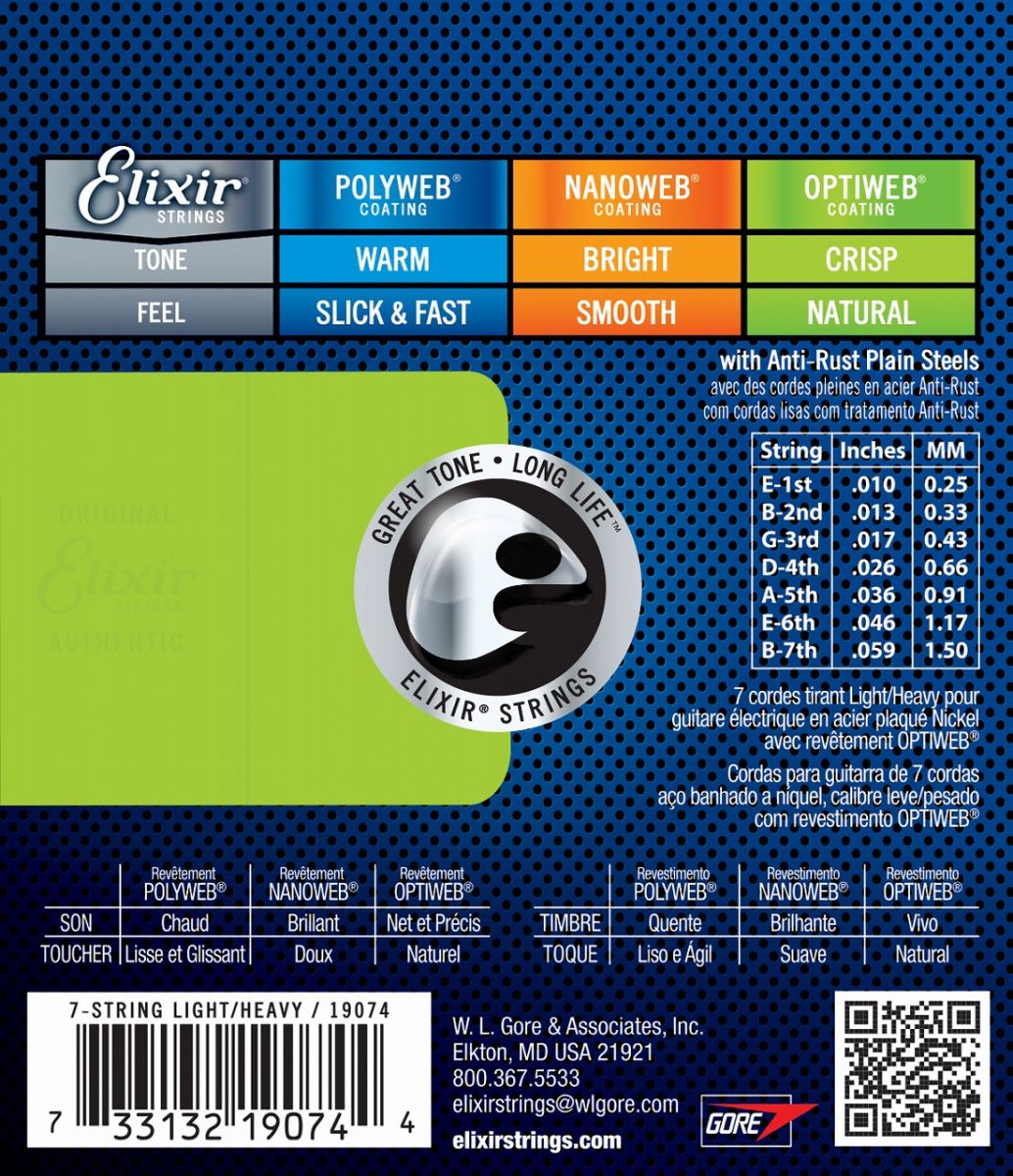 その他 Elixir Elixir Phosphor Bronze Acoustic Guitar Strings With NANOWEB