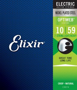 Elixir OPTIWEB コーティング 10-59 7-STRING LIGHT/HEAVY 19074 (お茶の水駅前店 小物フロア)