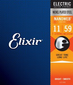 Elixir NANOWEBコーティング 11-59 7-STRING MEDIUM 12106 【お取り寄せ品】(お茶の水駅前店  小物フロア)