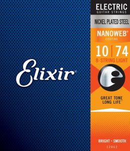 Elixir NANOWEBコーティング 10-74 8-STRING LIGHT 12062 (お茶の水駅前 小物フロア)