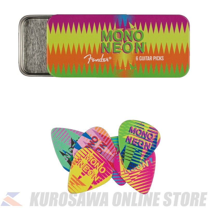 MonoNeon Pick Tin, Medium, Set of 6 (ご予約受付中) | 【クロサワ