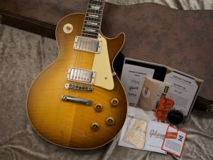 Gibson Custom Shop Japan Limited Run Murphy Lab 1958 Les Paul HRM Light Figured "Ultra Light Aged" Golden Poppy Burst s/n 821136【3.86kg】