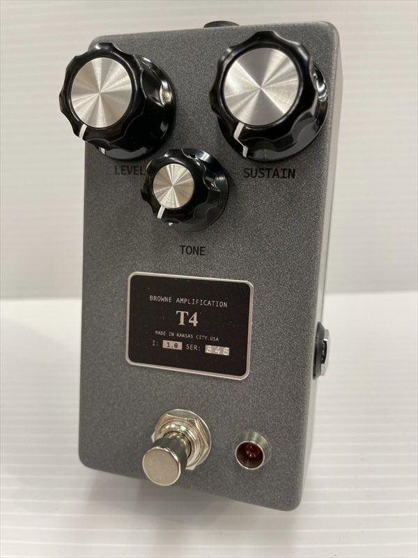 ギター Browne Amplification THE T4 FUZZ PEDAL T4 Fuzz — Browne Amplification