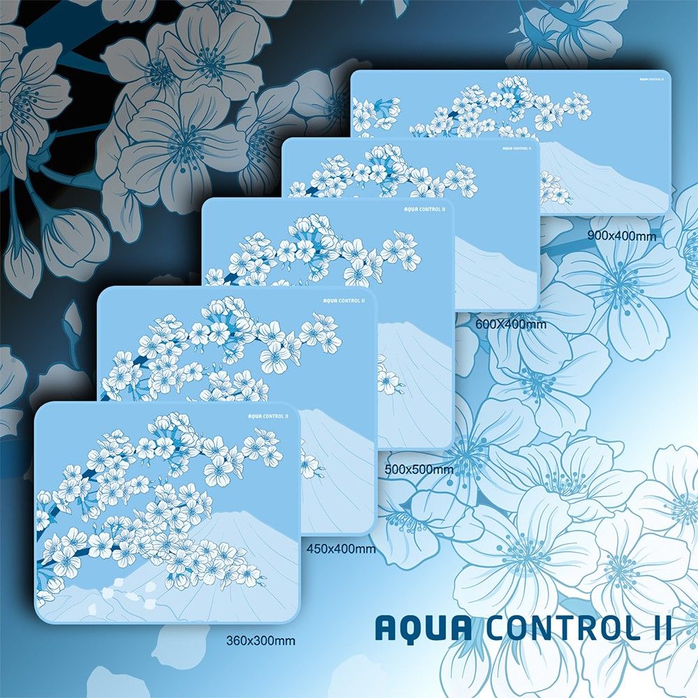 AXGamingPunk AX1マウスパット Sakura blue XLサイズ X-raypad Aqua Control II Sakura Blue(XLサイズ…450×400×4mm