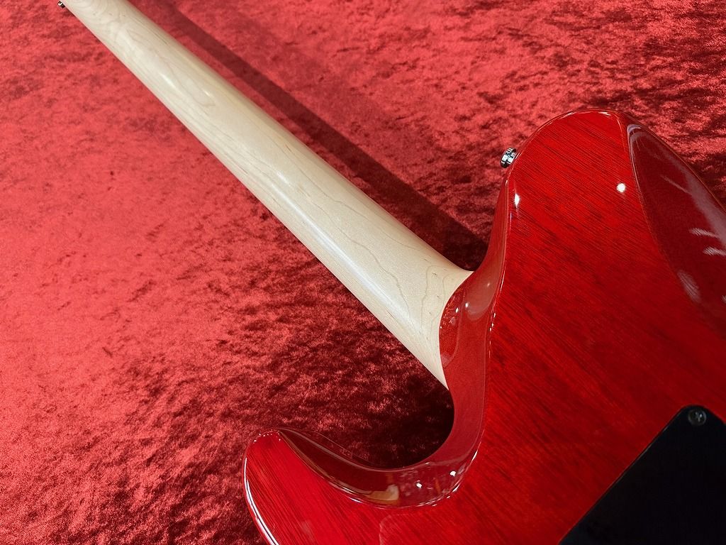 Cross Edge Quilt Top / Raspberry Red Burst (GLOSS) クロサワ楽器店 日本最大級の楽器通販サイト